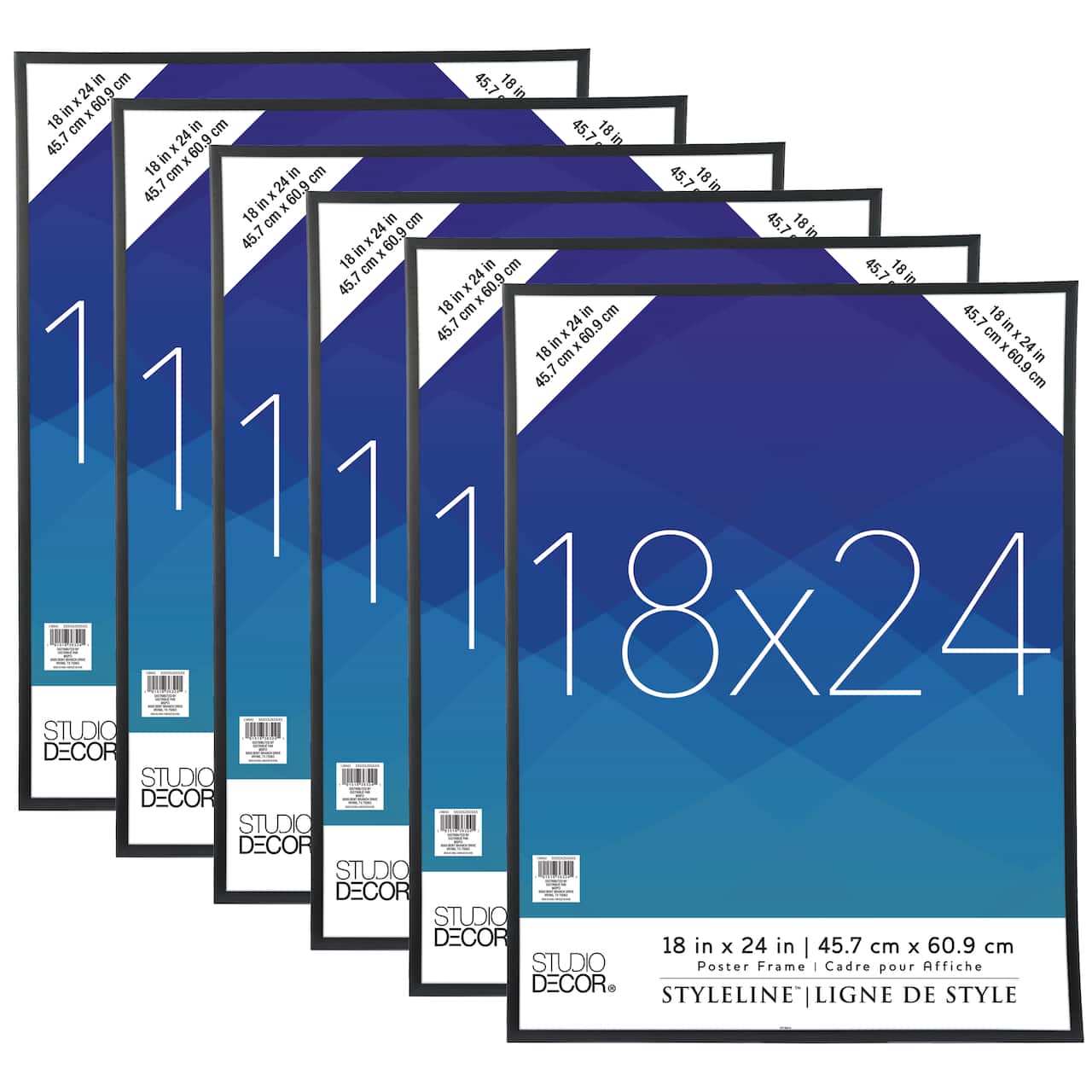 6 Pack: Poster Frame Styleline™ by Studio Décor®